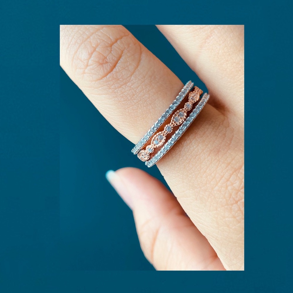 Three Ring Stacking Ring Set